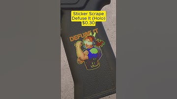 Defuse It Holo Sticker Scrape #csgo #cs2 #cs2skins