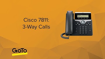 Cisco 7811: 3-Way Calls