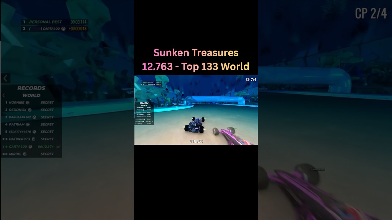 TOP 133 WORLD 🏁 SUNKEN TREASURES – 12.763 | Trackmania Weekly