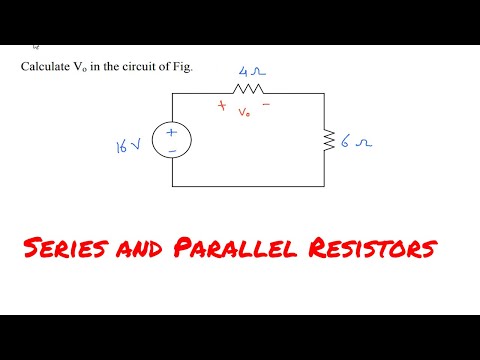 Series and Parallel Resistors : Calculate Vo in the circuit of Fig  using voltage division rule