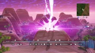Full video of purple cube spawning (fortnite)