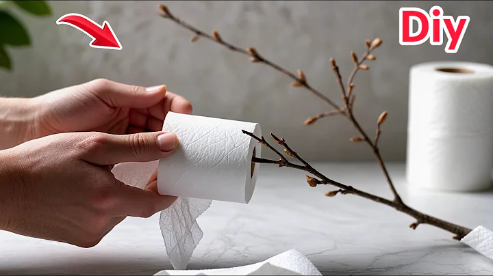 💗🌸HOW TO MAKE  Sakura Cherry Blossom With Dried Tree Branches and Napkins❓️From Nature to Art❗️