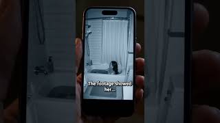 She Found Security Footage… From Her Bathroom #horror #mystery #shorts