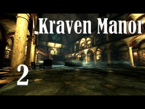 阿津實況恐怖遊戲 - 克萊文莊園 kraven manor - part 2 臥室與圖書館