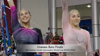 16th FIG  Artistic Gymnastic World Cup DOHA 2024 | UNEVEN BARS FINALS