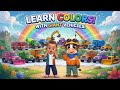 Can You Guess the Color of the Bulldozer, Snow Plow & Excavator? | Giant Vehicles for Kids