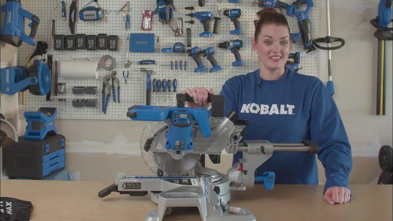 Kobalt Tools 24V Miter Saw Unboxing YouTube