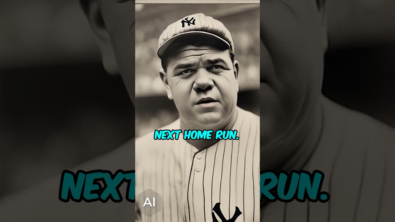 Babe Ruth- motivational speech- Never Give Up 