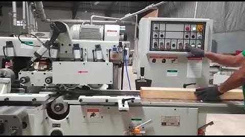 FSM-5020C FOUR SIDE MOULDER WORKING VIDEO