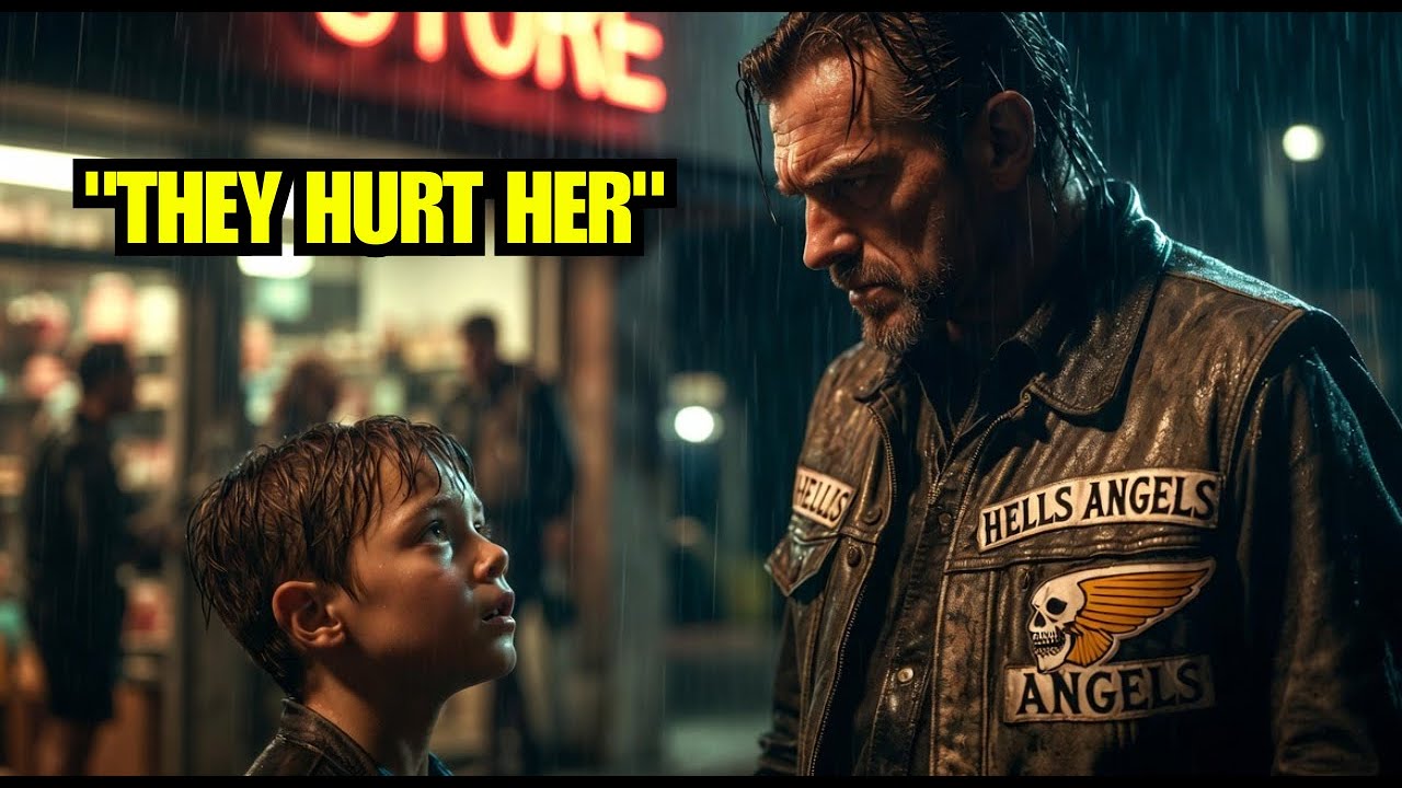 He Said “Protect My Mom” to the Tough Biker — 50 Hells Angels Showed Up and Shocked the Bullies