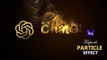 Gold Particles Logo & Text Animation - Trapcode Particular -After Effects Tutorial