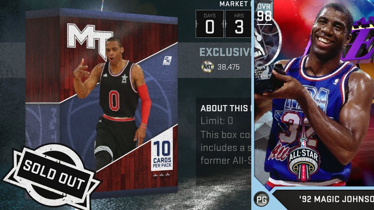 NBA 2K16 PS4 My Team - All-Star MVP Box Black Market! - YouTube