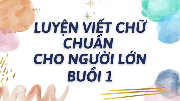 Sách hướng dẫn luyện viết chữ đẹp