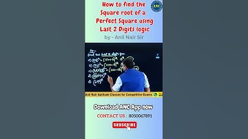 Art of Finding Last 2 digits  Short-1 || Number System  Best Shortcuts | @AnilNairClasses