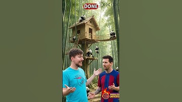 Ronaldo and Messi made their Tree house 🤣
