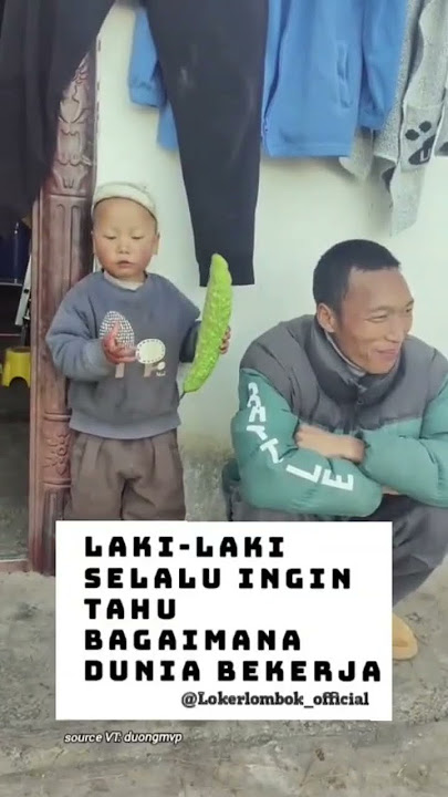 Anak Penasaran Ayahnya Makan Apa, Reaksi Lucunya Saat Coba Buah Pare Bikin Ngakak!    #anaklucu