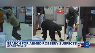 Search underway for armed robbery suspects in Goodlettsville, TN