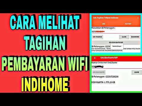 CARA CEK TAGIHAN PEMBAYARAN WIFI INDIHOME CUKUP PAKAI ID