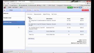 Add an area (desktop view)