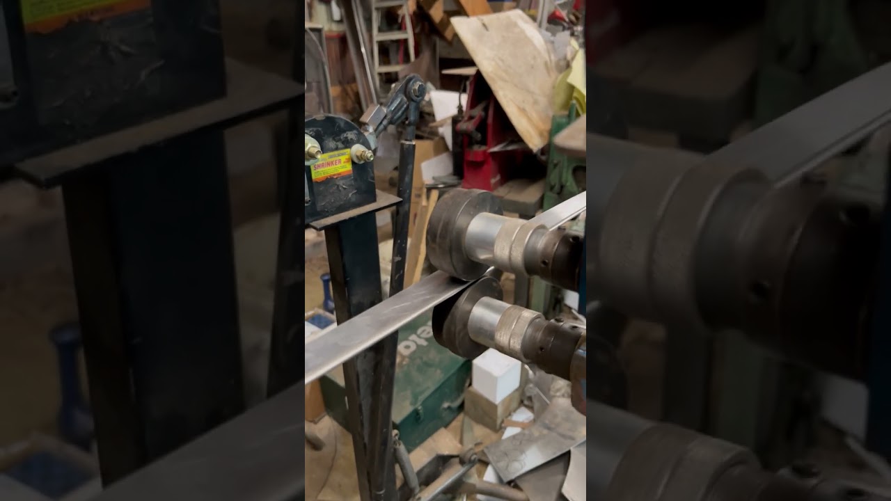 Hemming our stainless edge trim