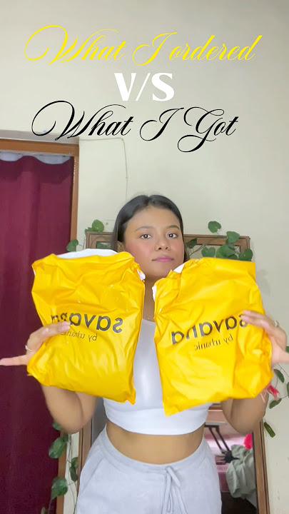What I Ordered V/S What I Got from SAVANA🌟 #savana #savanahaul #shorts #short
