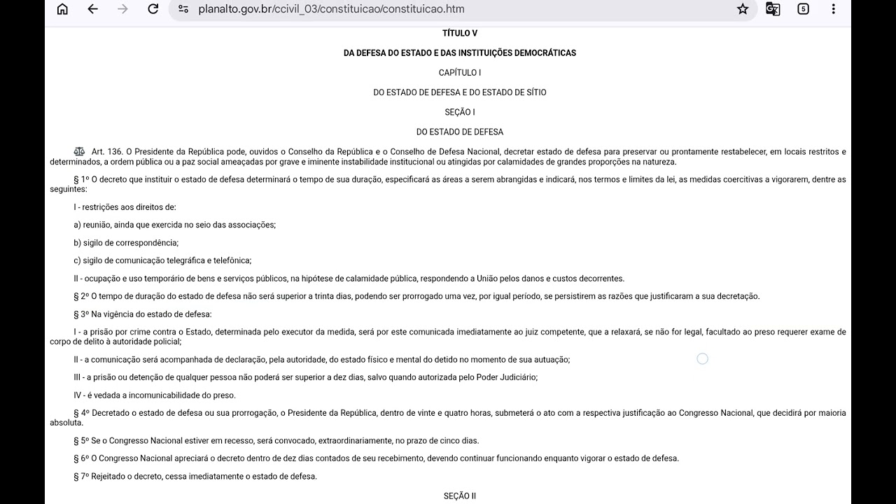 IBFC 2025 - O Presidente da República utilizando-se de suas prerrogativas constitucionais decretou