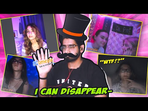 Indian MAGICIAN on OMEGLE! Disappearing in-front of people on OMEGLE