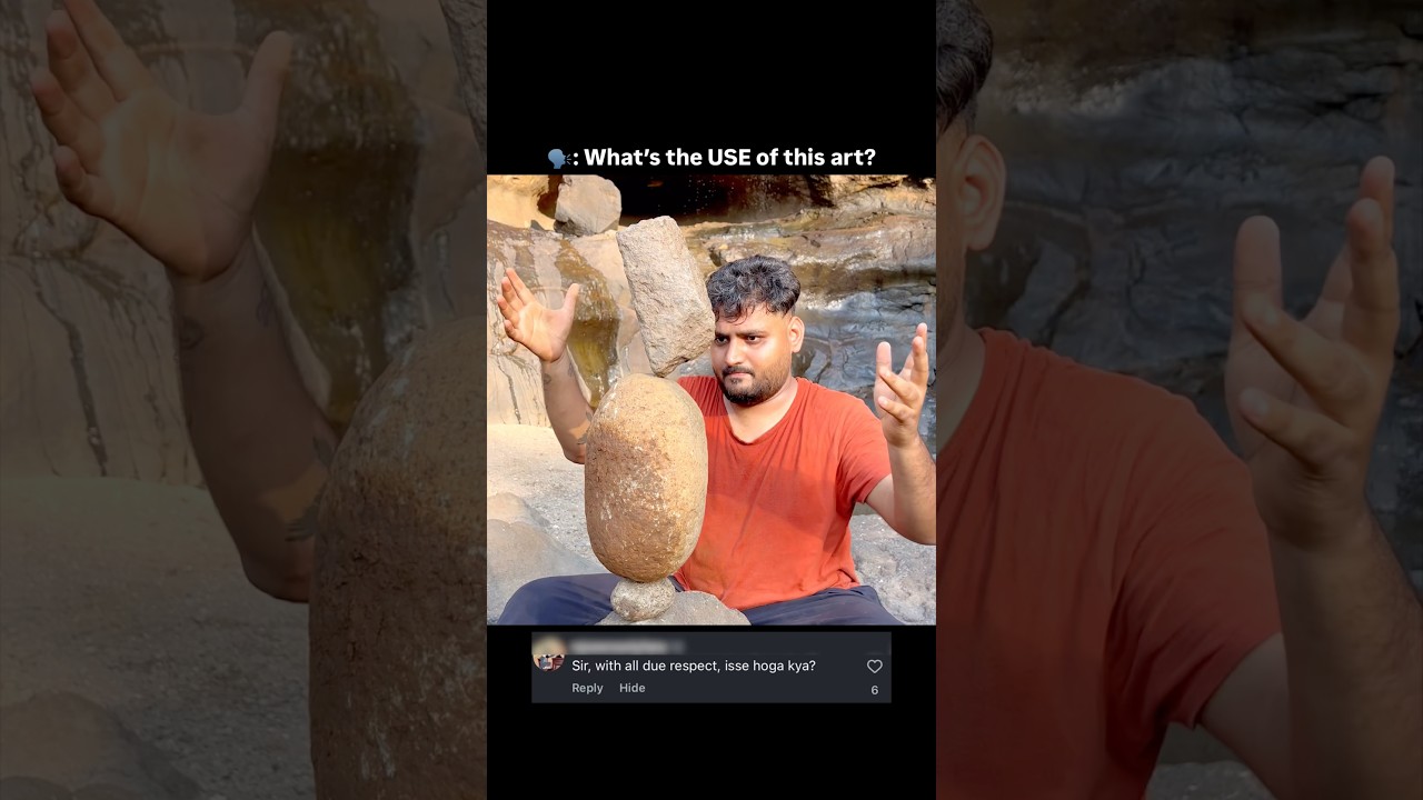 The Art of Balance by Saurabh Rajput #rockbalancing #balance #travel
