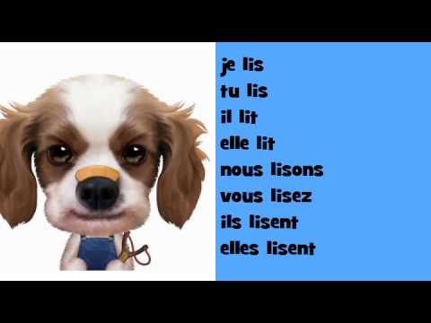 Французский музыкальный сопряжения # Hip hop # глагол = lire