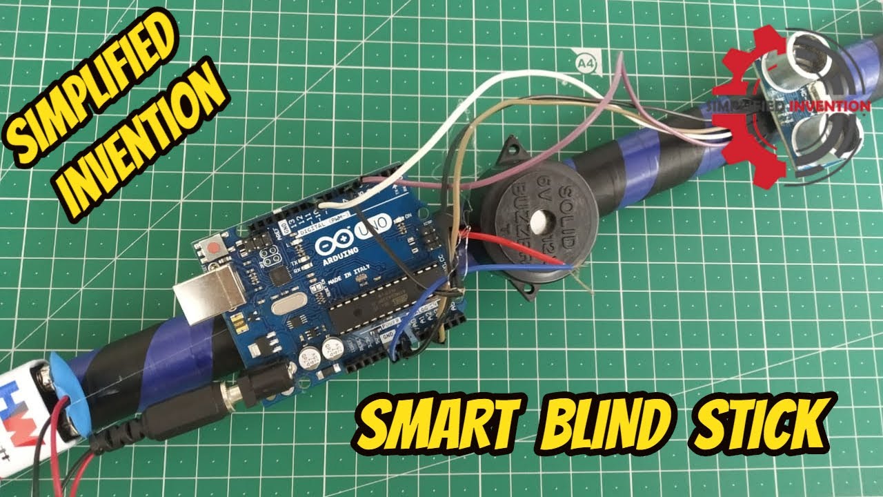 Smart Blind Stick For Blind | DIY |Technical Education | Stephen ...