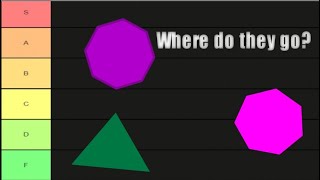 We made a Shape Tier List