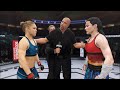 Ronda rousey vs wonder woman  ea sports ufc 4  royal girl fights 