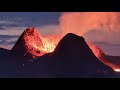 Volcano at Midnight Sun
