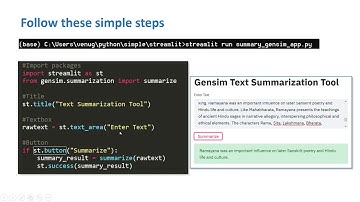Gensim Text Summarization Using Python