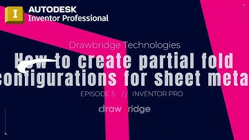 Quick Tip | How to create partial fold configurations for sheet metal in Inventor Pro