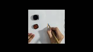 How to write word 'Alif' in khate Thuluth style | Arabic Calligraphy part 1. #thuluthscript