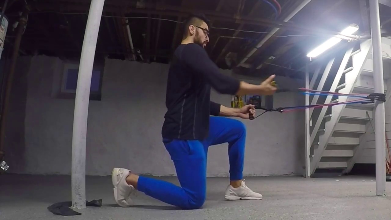 الموز يسمن !!؟؟   ( تمارين لعضلات الظهر باستخدم حبال المقاومه)