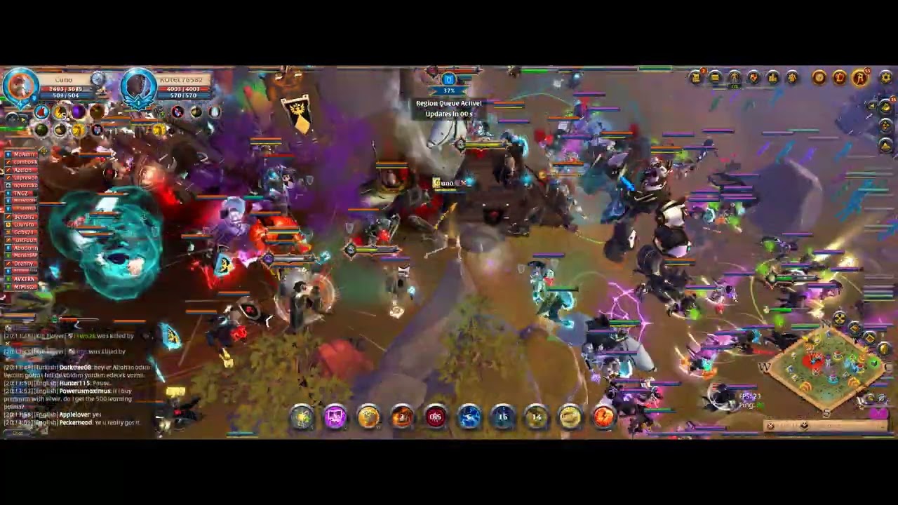 Albion Online zvz GULCH vs PRIO