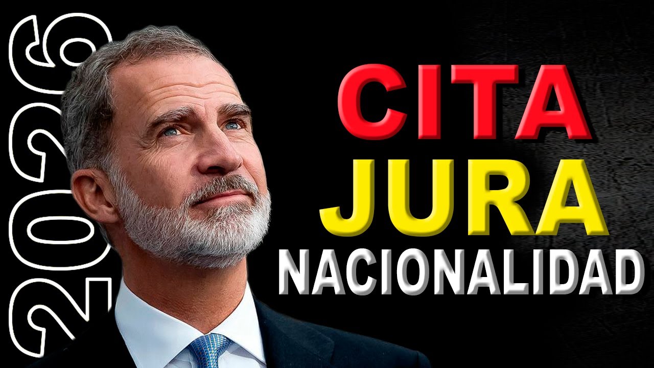 CITA JURA NACIONALIDAD ESPAÑOLA 2026| Cita Registro Civil💻