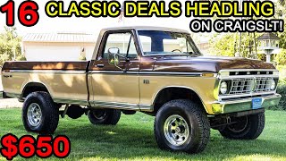 Craigslist Hidden Gems – 15 Classic Cars for Sale by Owner