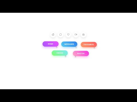 CSS Icon Hover Effects with Text And Gradient Drop Shadow