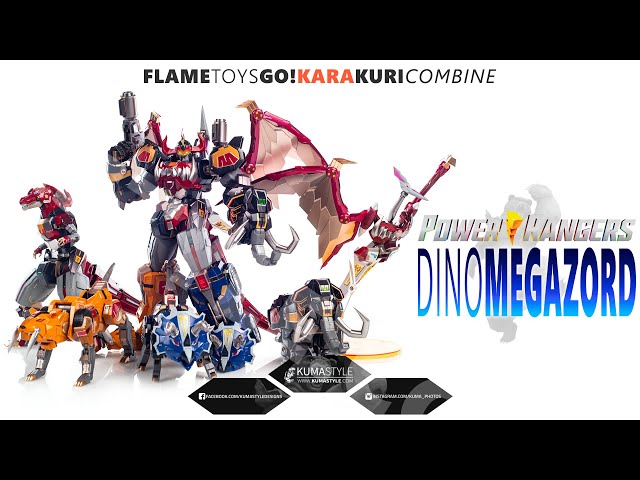 Review: Flame Toys Go! Kara Kuri Combine Dino Megazord (Daizyujin