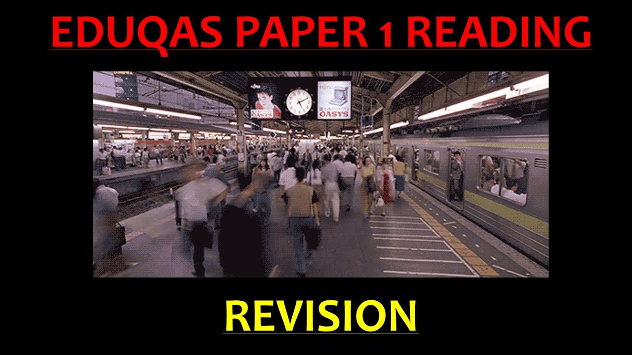 EDUQAS GCSE ENGLISH PAPER 1 Q3&4 READING EXAM - YouTube