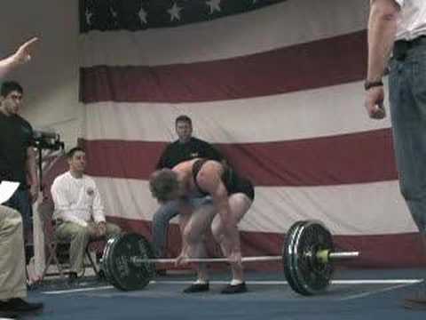 Nick Lenhart American Record Deadlift 507lbs AAPF