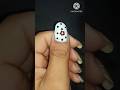 Simple and dotted nail art 🎨 at home #comment #viral #trending