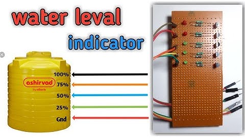 How to Make Water Level  Indicator circuit || Official Video || SP Electric