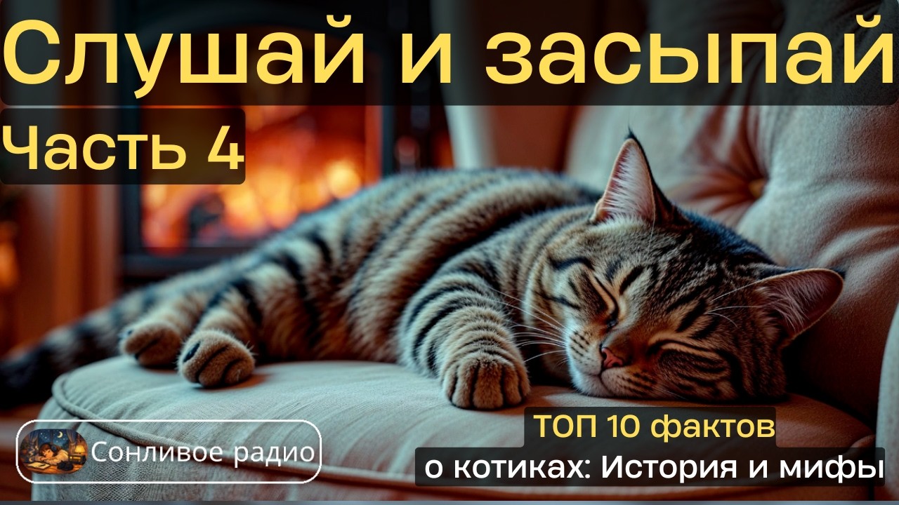 ТОП 10 фактов о котиках: история и мифы простыми словами. Лекция перед сном🌛 ЧАСТЬ 4