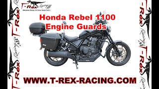 T-Rex Racing Engine Guards For Honda Rebel 1100
