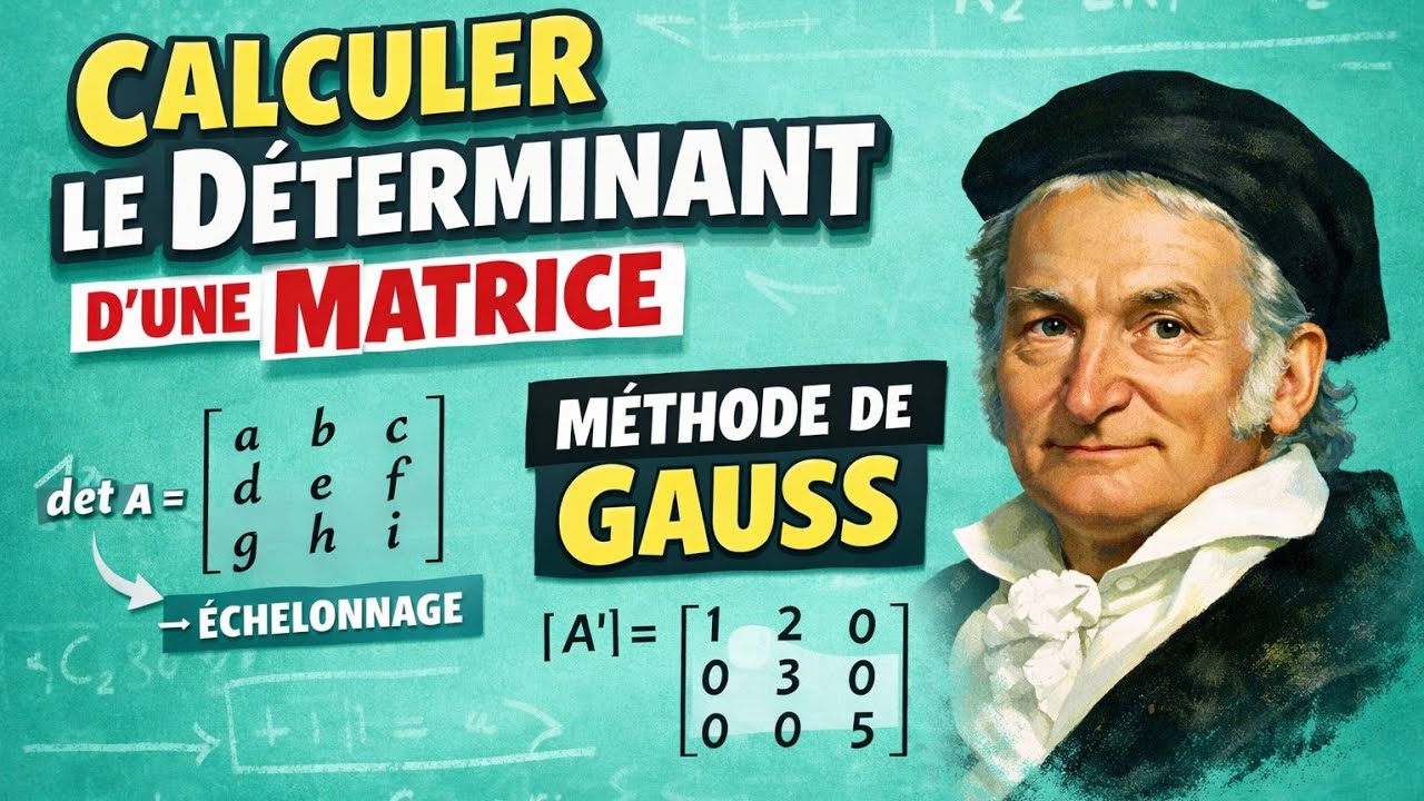 Déterminant Matrice avec GAUSS
