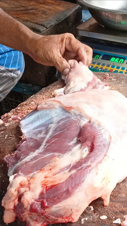 mottoncutting 🩷 #muttonrecepi #meat